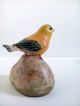 Vintage 3 Birds Ceramic Statues 
