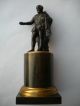 Rare 19th Century Copper Bronze William Shakespeare Statuette Sculpture Statue Metalware photo 3