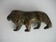 Rare 19th Century Small Bronze Lion Statuette Statue Sculpture Metalware photo 1