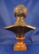 Antique Bronze Bust Of Abraham Lincoln 11.  5 