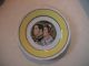 Iran Antique Decorative Plate With Picture Of Mohammed Reza Pahlavi And Soraya Plates & Chargers photo 1
