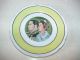 Iran Antique Decorative Plate With Picture Of Mohammed Reza Pahlavi And Soraya Plates & Chargers photo 3