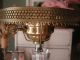 Crystal Glass Art Deco Vintage/antique Boudoir Lamp Awesome Lamps photo 3