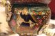 Antique 1920 Persian Decorative Miniture Hand Painted Samavar Metalware photo 1