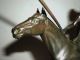 Antique Thiermann Bronze - Athena On Horseback Metalware photo 1