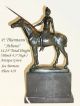 Antique Thiermann Bronze - Athena On Horseback Metalware photo 5