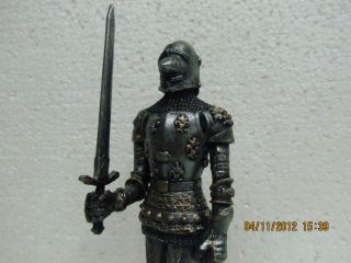 Knight Statue Royal Standing Guard Collectible Decorative photo