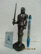 Knight Statue Royal Standing Guard Collectible Decorative Metalware photo 2