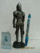 Knight Statue Royal Standing Guard Collectible Decorative Metalware photo 3