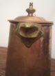 Antique Ornate Handmade Thick Copper And Brass Tea Kettle Pot Pitcher Heavy Metalware photo 2