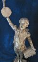 Antique French Bronze Gilt Military Statue Of A Drummer In Napoleon ' S Army Metalware photo 2