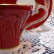 Aynsley – Red Cup & Saucer,  Large Gold Trimmed & White Inside,  29 From England Cups & Saucers photo 7