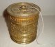 Antique 19th C English Brass String Holder Metalware photo 2