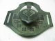 Antique Geschutzt Art Deco Syle Metal Inkwell Metalware photo 3