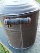 Antique Unpolished Copper Laundry Tub / Boiler,  Copper Lid, . Metalware photo 2