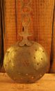 Large Antique Brass Strainer With Ornate Handle Metalware photo 3