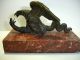 Antique Bronze Of An Eagle Fighting A Snake Metalware photo 1