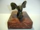 Antique Bronze Of An Eagle Fighting A Snake Metalware photo 4
