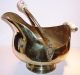 Ex - Lg.  Dutch Made Victorian Style Brass Coal Bucket W/lion Heads & Delfware Hand Metalware photo 1