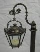Fabulous Antique Bronze Street Lamp Candle Holder Lamps photo 3