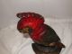 Cast Iron Parrot Door Stop Antique Metalware photo 4