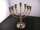 Antique Brass Metal Rotating Candle Holder,  Candelabra,  Unique And Unusual Metalware photo 3