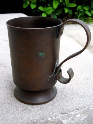 Vintage Glencroft Copper Tankard Stein Mug No Monogram photo