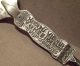 Vintage Hand Crafted Hammered Pewter Serving Spoon - Herrens Välsignelse Sweden Metalware photo 10