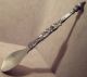Vintage Hand Crafted Hammered Pewter Serving Spoon - Herrens Välsignelse Sweden Metalware photo 7