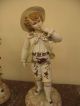 French Pair Of Porcelain Figurines Of A Country Couple Figurines photo 2