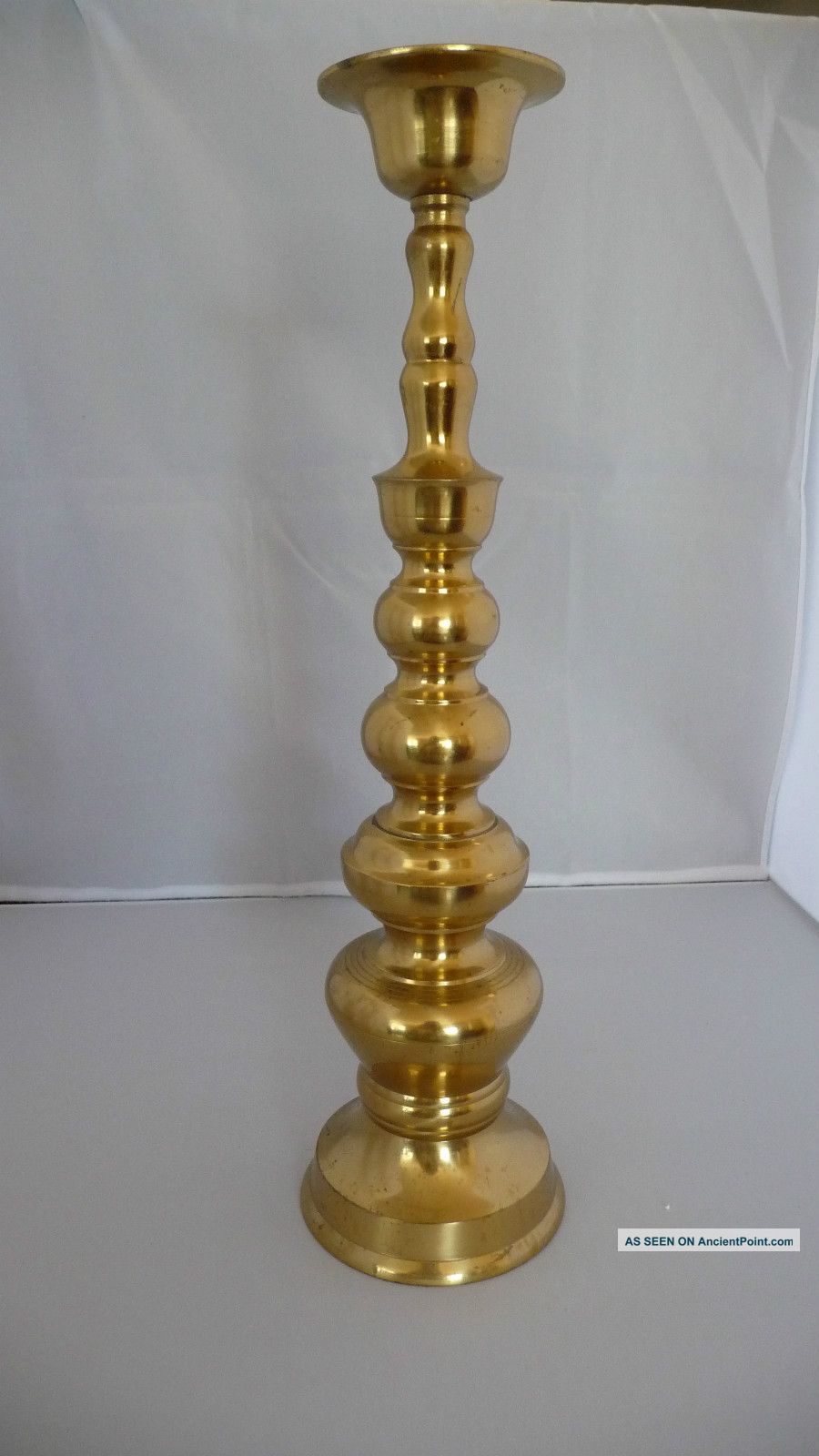 Tall Brass Candlestick 18 