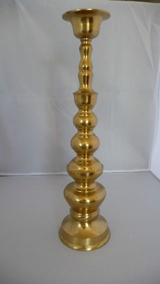 Tall Brass Candlestick 18 