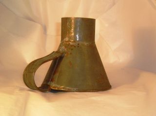 Vintage Old Metal Tin Funnel A29 photo