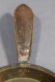 Antique 18th Century Brass 1700s Dutch Pan Handle Candlestick Candle Holder Metalware photo 2