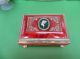 Vintage French Tin Rococco Embossed Box : Great Shape Metalware photo 1