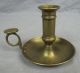 Antique Brass Push - Up Adjustable Chamberstick/candle Holder Metalware photo 3