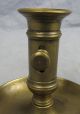 Antique Brass Push - Up Adjustable Chamberstick/candle Holder Metalware photo 5