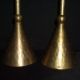 Set Of 2 Tall Brass Candlesticks 13 1/2 