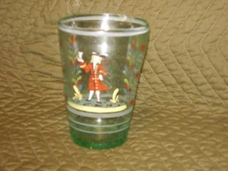 18th Or 19th Century Antique Colonial Theme Blown And Broke Beer Drinking Glass photo