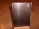 Art Deco Metal Paper Pad And Photo Holder Rare Metalware photo 2