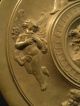 Fabulous French Art Nouveau Bronze Tazza Centerpiece With Lady & Cherubs Metalware photo 2