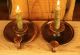 Pair Of Antique Copper Chamber Stick Candle Holders By Js&s Metalware photo 3