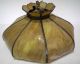 Antique/vintage Decorative Tiffany Style Hanging Stained Glass And Brass Lamp Lamps photo 1