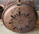 Antique Circa 1840 ' S French Copper Bed Warmer With Fleur - De - Li Cutout Metalware photo 1