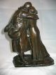 French Antique Bronze Sculpture Metalware photo 2