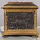 Early English Antique Patinated & Gilt Bronze Jewel Box Case Chest,  Mappin Webb Metalware photo 3