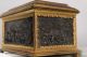 Early English Antique Patinated & Gilt Bronze Jewel Box Case Chest,  Mappin Webb Metalware photo 4