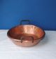 Antique French Copper / Wrought Iron Jam Basin Pot Heavy Metalware photo 1