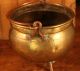 Antique Brass Pot Copper Handle Metalware photo 4