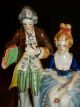 Antique Porcelain Victorian Couple Figurine Figurines photo 2